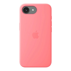 Клип-кейс (накладка) Silicone Case MagSafe для Apple iPhone 16e / 17e силикон, розовый