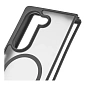 Клип-кейс (накладка) uBear Cloud Mag Case для Samsung Galaxy Z Fold 7 поликарбонат, термополиуретан, затемнённый с чёрной рамкой - 4