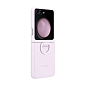Клип-кейс (накладка) Samsung Silicone Case with Ring для Samsung Galaxy Z Flip 5 силикон, лавандовый - 4