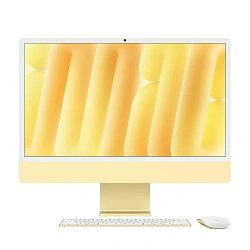 Моноблок Apple iMac 24" M4 (10-core GPU) 16 ГБ, 256 ГБ  (MWUW3), жёлтый
