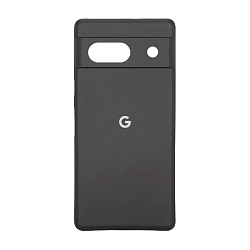 Клип-кейс (накладка) Silicone cover закрытый для Google Pixel 7a силикон, чёрный