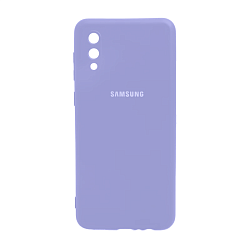 Клип-кейс (накладка) для Samsung Galaxy A02 силикон, лавандовый