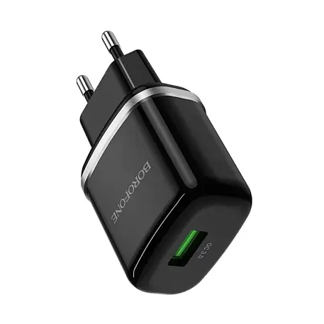 Сетевое зарядное устройство Borofone BA36A 18 Вт чёрный - 2