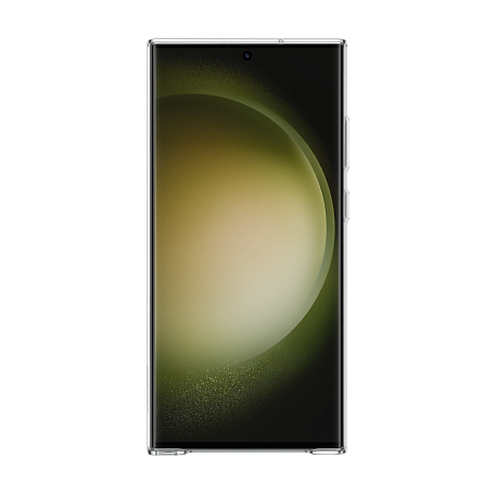 Клип-кейс (накладка) Samsung Clear Case для Samsung Galaxy S23 Ultra полиуретан, поликарбонат, прозрачный - 4