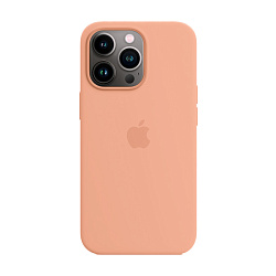 Клип-кейс (накладка) Silicone Case для Apple iPhone 13 Pro Max силикон, персиковый