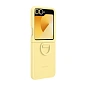 Клип-кейс (накладка) Samsung Silicone Case with Ring для Samsung Galaxy Z Flip 6 / 7 FE силикон, жёлтый