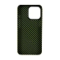 Клип-кейс (накладка) K-DOO Kevlar для Apple iPhone 13 Pro (Уценка) чёрно-зелёный (полоска) (хорошее состояние, потёртости на корпусе) - 2