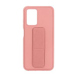 Клип-кейс (накладка) с магнитной подставкой для Xiaomi Redmi 10 силикон, розовый