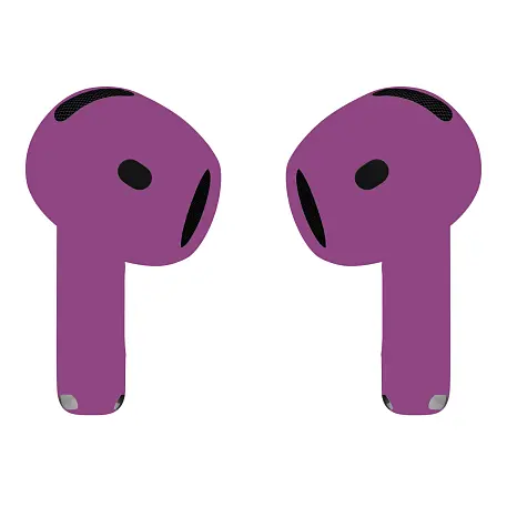 Беспроводные наушники Apple AirPods 4 (ANC) "сигнальный фиолетовый" матовый (полная покраска) (4008) - 2