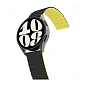 Магнитный ремешок Araree Silicone Link для Samsung Watch 20mm силикон черно-желтый
