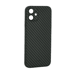 Клип-кейс (накладка) K-DOO Air Carbon для Apple iPhone 11 карбон, чёрный