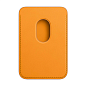 Кардхолдер Apple Leather Wallet with Magsafe для Apple iPhone