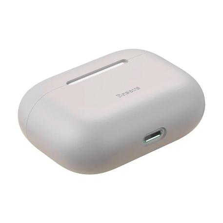 Кобура Baseus Super Thin для Apple AirPods Pro силикон, серый - 4