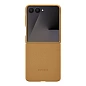Клип-кейс (накладка) Samsung Kindsuit Case для Samsung Galaxy Z Flip 7 экокожа, песочно-коричневый