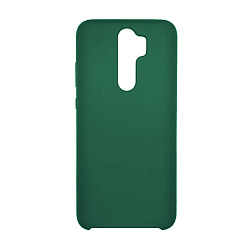 Клип-кейс (накладка) Silicone cover (без лого) для Xiaomi Redmi 9 силикон, зелёный