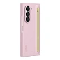Клип-кейс (накладка) Samsung S Pen Case для Samsung Galaxy Z Fold 6 полиуретан, поликарбонат, розовый - 3