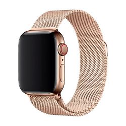 Браслет Миланский сетчатый для Apple Watch 44 / 45 / 46 / 49mm сталь бежевый