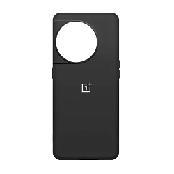 Клип-кейс (накладка) Silicone cover закрытый для OnePlus 11 силикон, чёрный