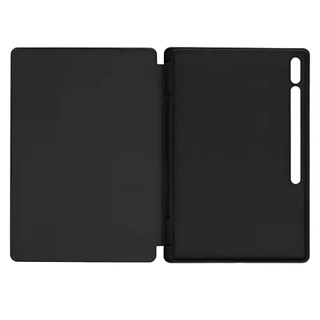 Чехол-книжка для Samsung Galaxy Tab S9 Plus / S9 FE Plus / S10 Plus силикон, чёрный - 3