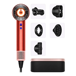 Фен Dyson Supersonic Nural HD16 Straight+Wavy Strawberry Bronze (футляр)