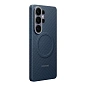 Клип-кейс (накладка) Samsung Carbon Magnet Case для Samsung Galaxy S26 Ultra арамидное волкно, алюминий, поликарбонат, тёмно-синий - 2