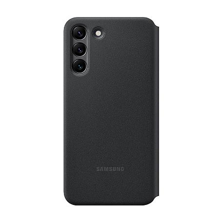 Чехол-книжка Samsung Smart Led View Cover для Samsung Galaxy S22 Plus полиуретан, поликарбонат, чёрный - 3