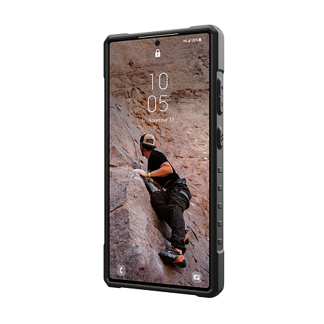 Клип-кейс (накладка) UAG Pathfinder Magsafe для Samsung Galaxy S24 Ultra поликарбонат, чёрный - 3