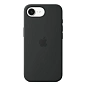 Клип-кейс (накладка) Silicone Case MagSafe для Apple iPhone 16e / 17e силикон, чёрный