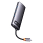 Адаптер-разветвитель для компьютера Baseus Metal Gleam Series/Starjoy(USB3.0*3+ HDMI+PD+VGA) (6в1) (Уценка) серый (хорошее состояние, пятно на корпусе) - 3