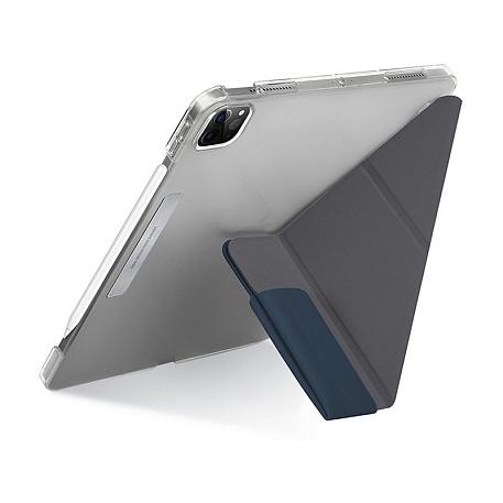 Чехол-книжка UNIQ Camden для Apple iPad Pro 11" (2020 / 2021 / 2022) полиуретан, искусственная кожа, синий - 2