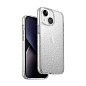 Клип-кейс (накладка) UNIQ Lifepro Xtreme MagSafe для Apple iPhone 14 (Уценка) прозрачный с блёстками (хорошее состояние, счесан угол)