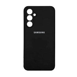 Клип-кейс (накладка) Silicone cover закрытый для Samsung Galaxy A25 силикон, чёрный