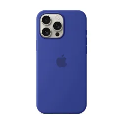 Клип-кейс (накладка) Apple Silicone Case MagSafe для Apple iPhone 16 Pro Max силикон, Ultramarine