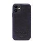 Клип-кейс (накладка) Kajsa Preppie Collection для Apple iPhone 11 кожа, синий горизонтальное плетение