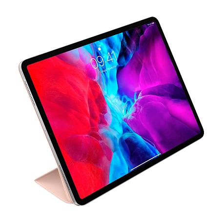 Чехол-книжка Smart Folio для Apple iPad Pro 12.9" (2020 / 2021 / 2022) полиуретан, Sand Pink - 3
