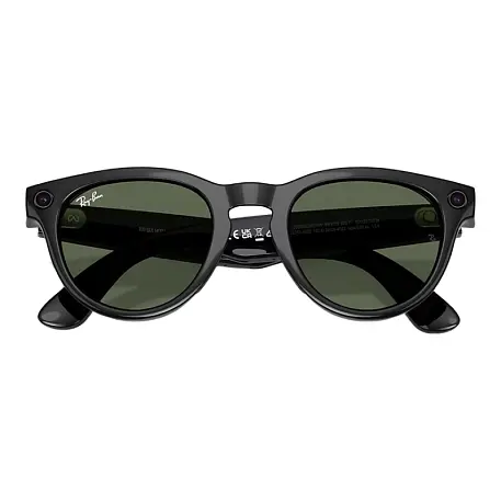 Умные очки Ray-Ban Headliner Gen 2 Shiny Black, Clear G15 Green, (50-23-150mm) - 2