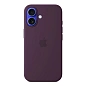 Клип-кейс (накладка) Apple Silicone Case MagSafe для Apple iPhone 16 силикон, Plum