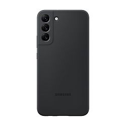 Клип-кейс (накладка) Samsung Silicone cover для Samsung Galaxy S22 Plus поликарбонат, силикон, чёрный