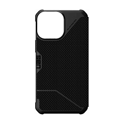 Чехол-книжка UAG Metropolis для Apple iPhone 13 Pro полиуретан, ткань, кевлар (армид), чёрный