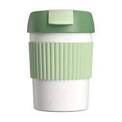 Кружка-термос Xiaomi KKF Fish Rainbow Mini Vacuum Coffee Tumbler (0.36 л) зелёный, белый