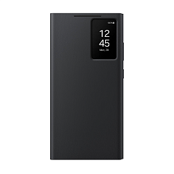 Чехол-книжка Samsung Smart View Wallet Case для Samsung Galaxy S24 Ultra полиуретан, поликарбонат, чёрный