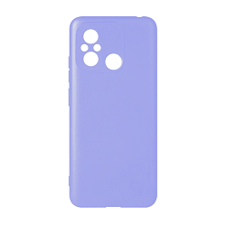 Клип-кейс (накладка) Без лого для Xiaomi Redmi 12C / Poco C55 силикон, лавандовый