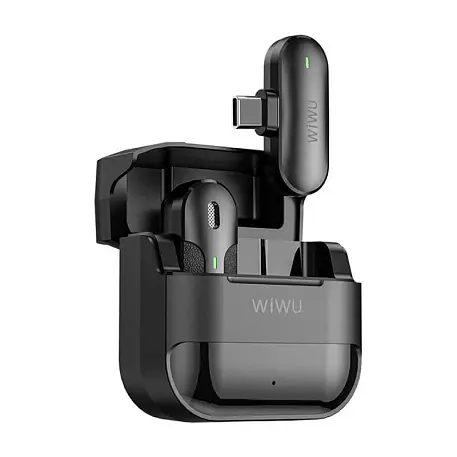 Микрофон петличный WIWU Microphone Wireless Mini (Type-C) чёрный - 2