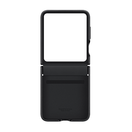 Клип-кейс (накладка) Samsung Eco-Leather Case для Samsung Galaxy Z Flip 5 экокожа, чёрный - 6