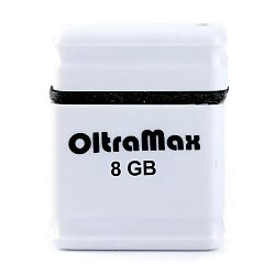 USB-флешка OltraMax 50 8 ГБ, белый