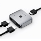 Адаптер-переходник Xiaomi HAGiBiS HDMI Distribution Switcher (HDMI to HDMI x2), серый