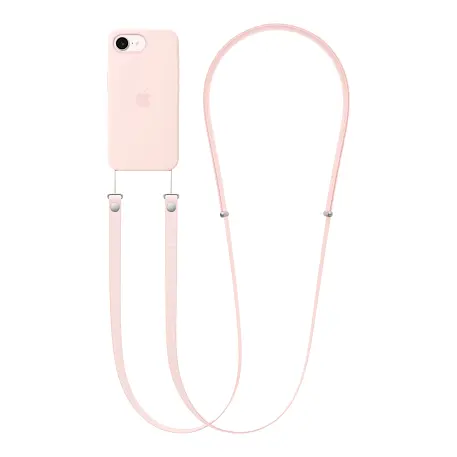 Ремешок для Apple iPhone Crossbody Strap бледно-розовый - 2