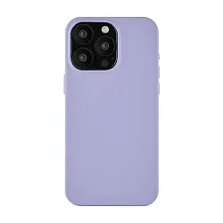 Клип-кейс (накладка) uBear Capital Leather Case для Apple iPhone 15 Pro кожа, лавандовый