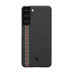 Клип-кейс (накладка) Pitaka Fusion Weaving MagEZ Case 2 для Samsung Galaxy S22 Plus кевлар (арамид), "рапсодия"