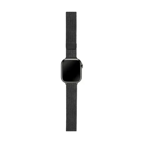 Миланский сетчатый браслет uBear Spark для Apple Watch 38 / 40 / 41 / 42mm сталь чёрный - 2
